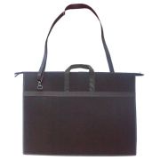 Папка д/рис. А2 ПР 6 пласт.на молнии ЧЕРНАЯ с ручкой арт.10724