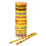 Карандаш чернографитный, корпус дерев. Каляка-Маляка МУЛЬТИКИ НВ с ластиком заточенный трехгранный тубус принт на корпусе