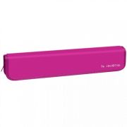 Пенал для кистей 1 секц. бол. Schoolformat РОЗОВЫЙ  270х68х10 мм роз. картон