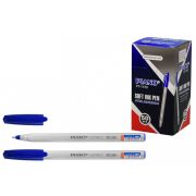 Ручка шариковая Piano cиняя 0,7 мм., для левши, трехгран, в дисплее, цв. корпус  251L