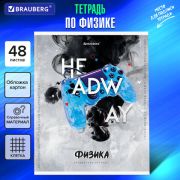 Тетрадь предметная «SPORT CLUB» 48 л., обложка картон, ФИЗИКА, клетка, подсказ, BRAUBERG, 40480, 404804