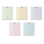 Тетрадь школьная ученическая ErichKrause Классика Pastel ассорти, 12 листов, крупная клетка (в плёнке по 10 шт.)