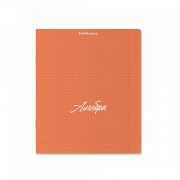 Тетрадь общая ученическая с пластиковой обложкой на скобе ErichKrause NEON, оранжевый, Алгебра, 48 листов, клетка