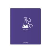 Тетрадь общая ученическая с пластиковой обложкой на скобе ErichKrause As easy as ABC, ХИМИЯ, 48 листов, клетка