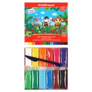 Пластилин мягкий ArtBerry® на растительной основе с Алоэ Вера 12 цветов со стеком, 180 г