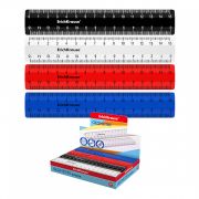 Линейка пластиковая ErichKrause Classic, 15см, ассорти