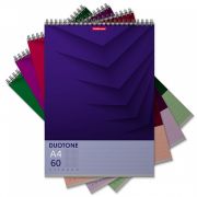 Блокнот на спирали ErichKrause Duotone Next, А4, 60 листов, клетка_MIX-PACK