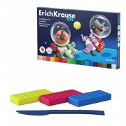 Пластилин классический ErichKrause Kids Space Animals 18 цветов со стеком, 324 г