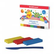 Пластилин классический ErichKrause Cosmic Monsters 8 цветов со стеком, 144 г