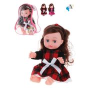 804228 Кукла озвуч., эл. пит. AG13х3шт. вх. в компл., в ассорт.