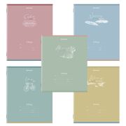 Тетрадь 24 л. BRAUBERG клетка, обложка картон, «PASTEL», 106486