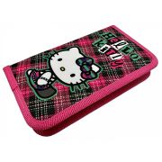 73721 Пенал корпусный Hello Kitty. Размер: 19*11 см. Жесткий каркас прямоугольной формы на картоне с закругленными краями. Корпус покрыт полиэстером 210 ден. По краям имеется текстильная отделка. Одинарный пенал без наполнения закрывается с помощью 