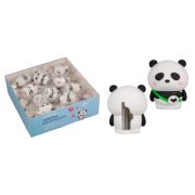 Точилка « deVente » Panda 28*29*34мм 1 отверстие, пластиковая с покрытием Soft touch, индивидуальный пакет