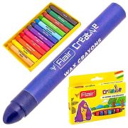 Мелки восковые « Flair » 12цв утолщенные, в картонной коробке, европодвес