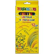 Карандаши « KWELT » 12цв шестигранные, пластиковые, картонная упаковка, европодвес