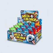 381927 Игрушка мялка пучеглазик МОНСТР 6.3*5.2, дисплей Супер Жим