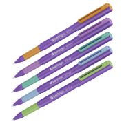 Ручка шариковая Berlingo «Envy» синяя, 0,7мм, игольчатый стержень, грип, корпус ассорти