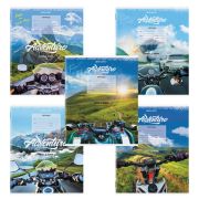 Тетрадь 12 л. BRAUBERG, линия, обложка картон, «ПУТЕШЕСТВИЕ», 106473