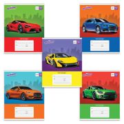 Тетрадь 12 л. ЮНЛАНДИЯ линия, обложка картон, «АВТО-КЛАСС», 105634