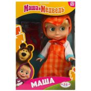 366700 Кукла Маша и Медведь маша 15см, без звука, акс, кор КАРАПУЗ