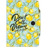 Визитница карманная OfficeSpace «Lemon dream», 10 карманов, 75*110мм, ПВХ