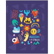 Дневник 1-11 кл. 40л. (твердый) ArtSpace «Funny pattern», матовая ламинация, выб. лак