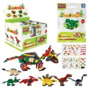 1Toy Blockformers «Динопарк» (д/б 24 шт., в асс. 6 видов, из 6 шт. собирается большой динозавр)