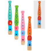 Деревянная игрушка. Дудочка 20см (цвет микс,в пакете) ( Арт. И-2541)