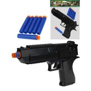Детское оружие«Пистолет с софт-патронами»(30см)(3 патрона в компл.,в пакете) ( Арт. 2109439)