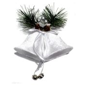 Декоративное украшение, Darlens, «Два колокольчика с шишками и ветками ели», 17 см