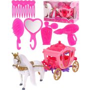 Карета для куклы.Сказочная лошадь(звук,свет,2*ААне в ком,3*AG13 в ком,в кор.)(38х14х21,5)арт.2077799