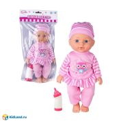 Игр. наб. «Милый малыш», в компл. пупс 30,5 см., предм. 1 шт., пакет.