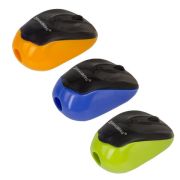 Точилка BRAUBERG «Click», с контейнером, пластиковая, корпус ассорти, 228445