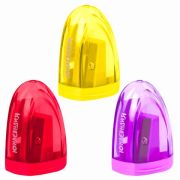 Точилка ЮНЛАНДИЯ «Спутник», с контейнером, пластиковая, корпус ассорти, 228447