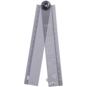 Линейка Deli EG01102 Orbit пластик дл.30см прозрачный/тонированный складная пластиковый пакет с евро