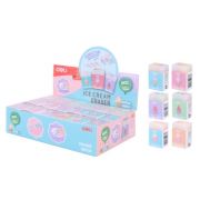 Ластик Deli EH301 38×25×17мм ассорти (1шт)