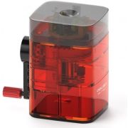 Точилка для карандашей механическая Deli 71162Red вертикальная подача 1 отверстие пластик красный