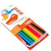 Карандаши цветные Deli ColoRun EC00110 трехгран. пластик 18цв. коробка/европод.