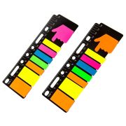 Флажки-закладки с клеевым краем, Alingar, «Линейка 18 см», 5 цв. по 20 л., 2 шт. - 25 * 45 мм, 5 шт.- 12 * 45 мм, 1 шт. - 45 * 45 мм, европодвес.