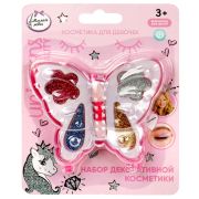 Косметика ДЛЯ ДЕВОЧЕК набор косметики: тени для век, аппликатор МИЛАЯ ЛЕДИ в кор.3*240шт