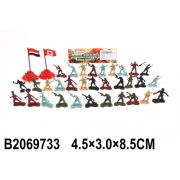 Набор солдатиков с аксесс. в пак. в кор.4*144шт