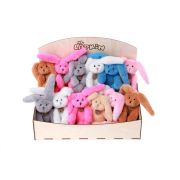 Заяц 12 см в ассортименте 1 шт , Lapkin