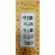 Набор из 5 колечек, 12 шт, блистер