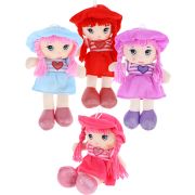 Мягкая кукла «Юленька» с косичками (25см)(цвет-микс,в пакете) ( Арт. ИК-6130)