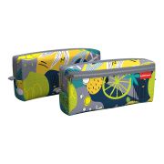 Пенал квадро с двумя отделениями ErichKrause 210x100x50мм Lime