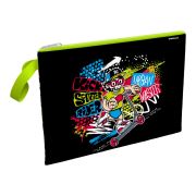 Папка текстильная на молнии ErichKrause Scooter Master, A4