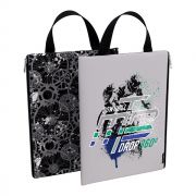 Папка текстильная на молнии, вертикальная ErichKrause с ручкой Downhill, A4