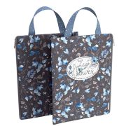 Папка текстильная на молнии, вертикальная ErichKrause с ручкой Frozen Beauty, A4