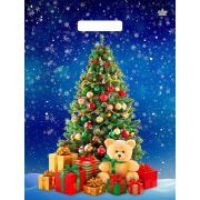 Пакет 40*31см (60мк) с вырубной укрепл. ручкой «Магия торжества» Ламинат