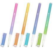 Ручка шариковая BRAUBERG SOFT TOUCH GRIP «GRADE PASTEL», СИНЯЯ, мягкое покрытие, ассорти, узел 0,7 мм, 143711